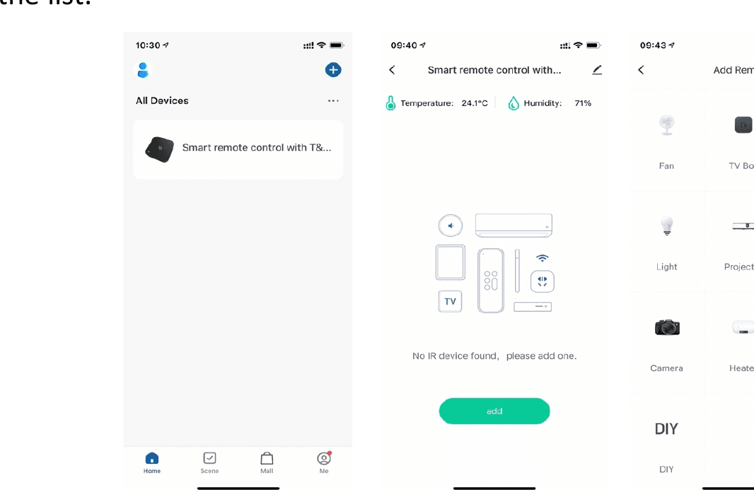 在 Smart IR 中添加遥控器