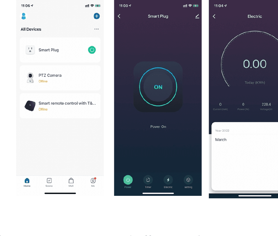 在 App 中控制智能插座